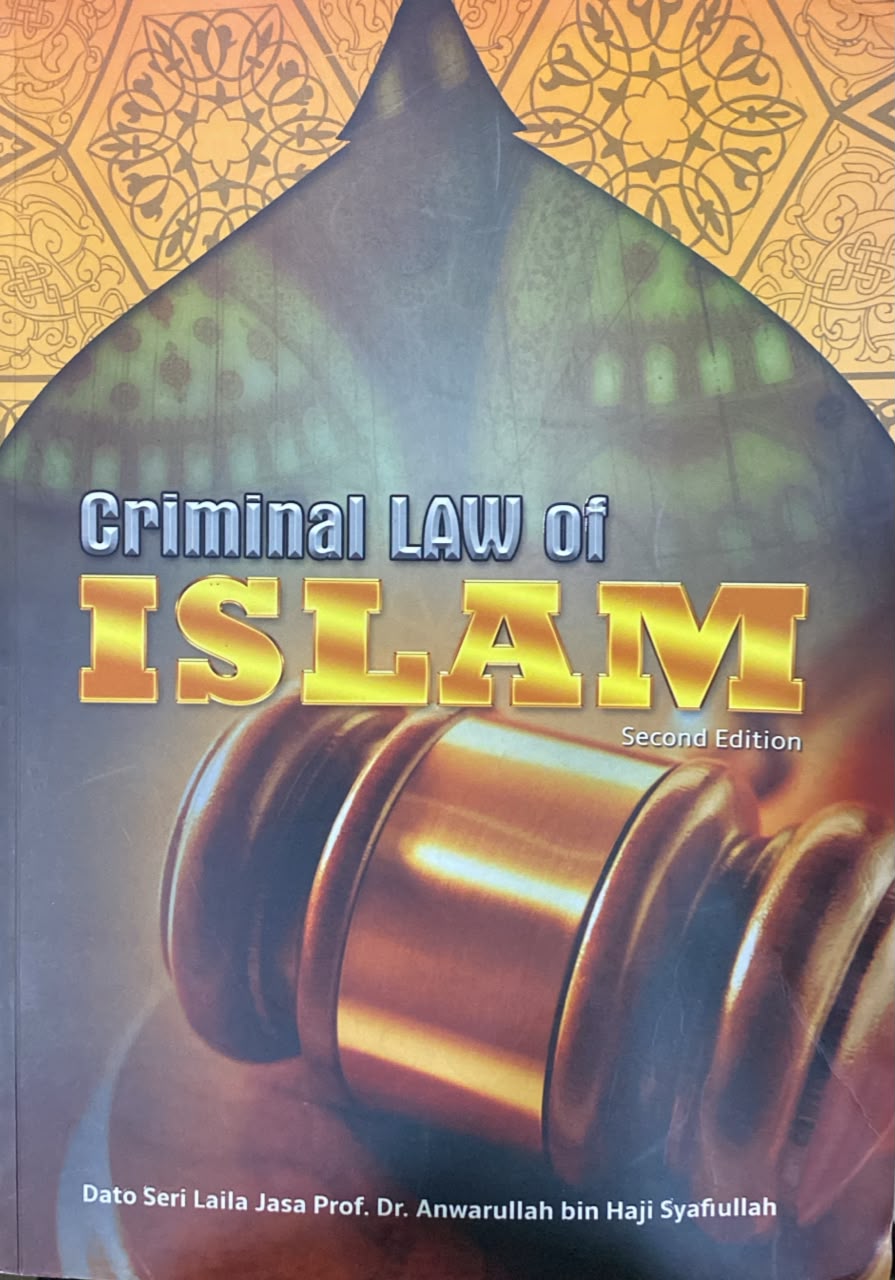Criminal Law of Islam Second Edition