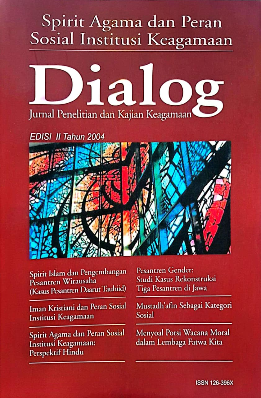 Jurnal Dialog Edisi II Tahun 2004