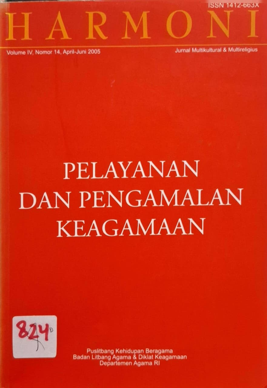 Jurnal Harmoni Volume IV, Nomor 14, April-Juni 2005