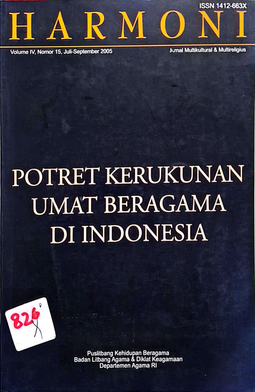 Jurnal Harmoni Volume IV, Nomor 15, Juli-September 2005