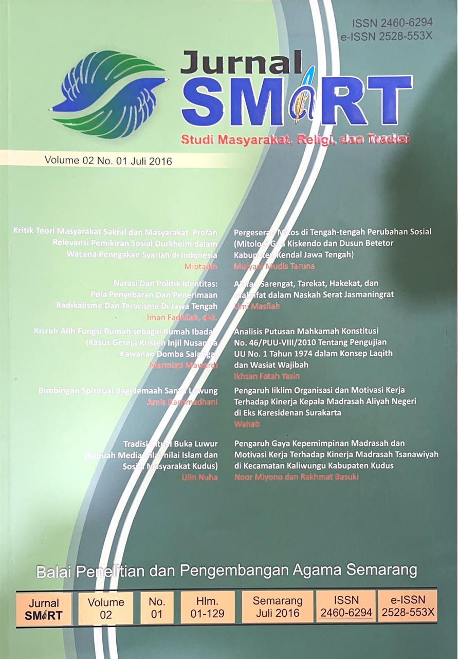 Jurnal Smart Volume 02 No. 01 Juli 2016