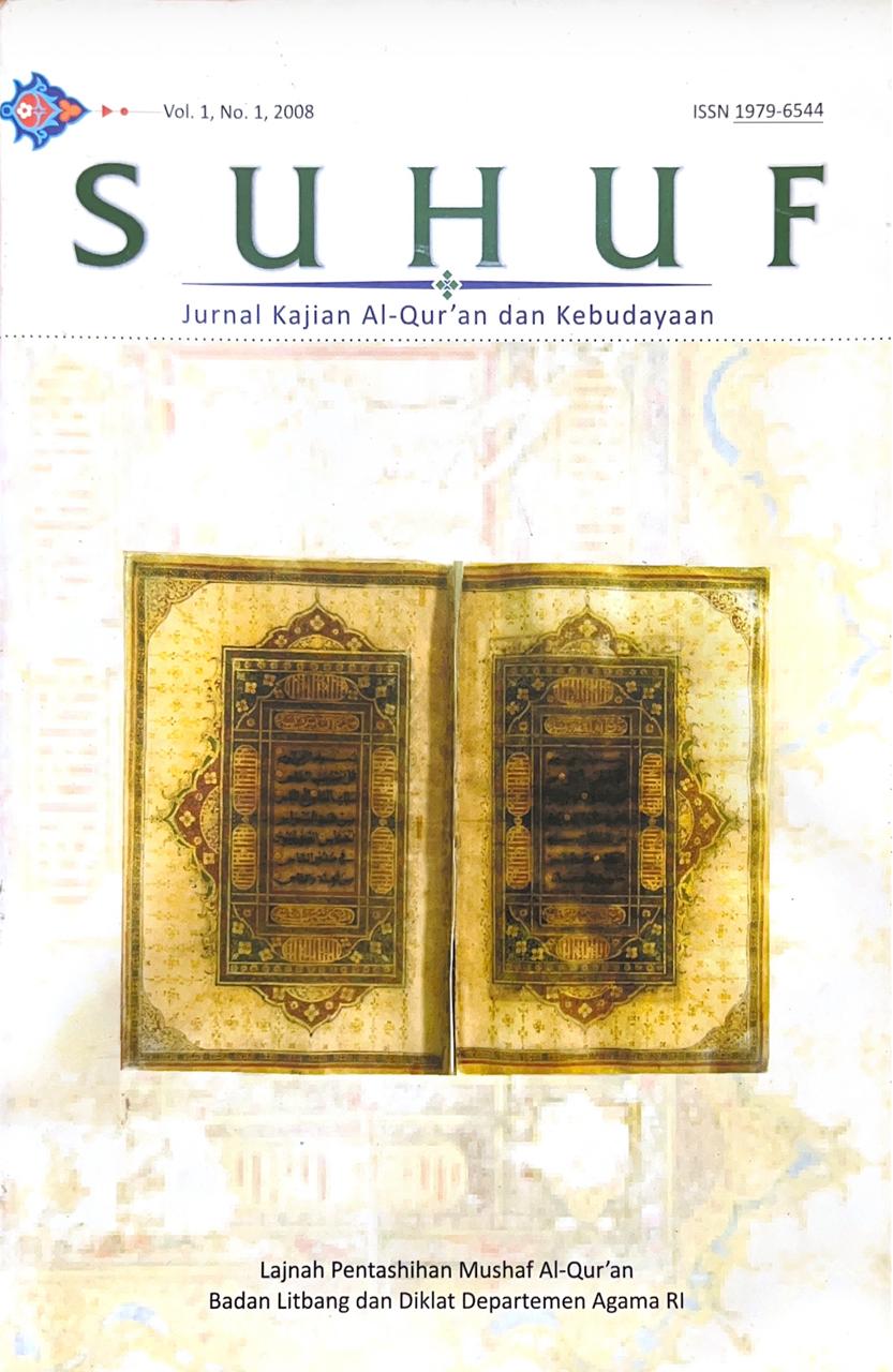 Jurnal Suhuf Vol. 1, No. 1, 2008