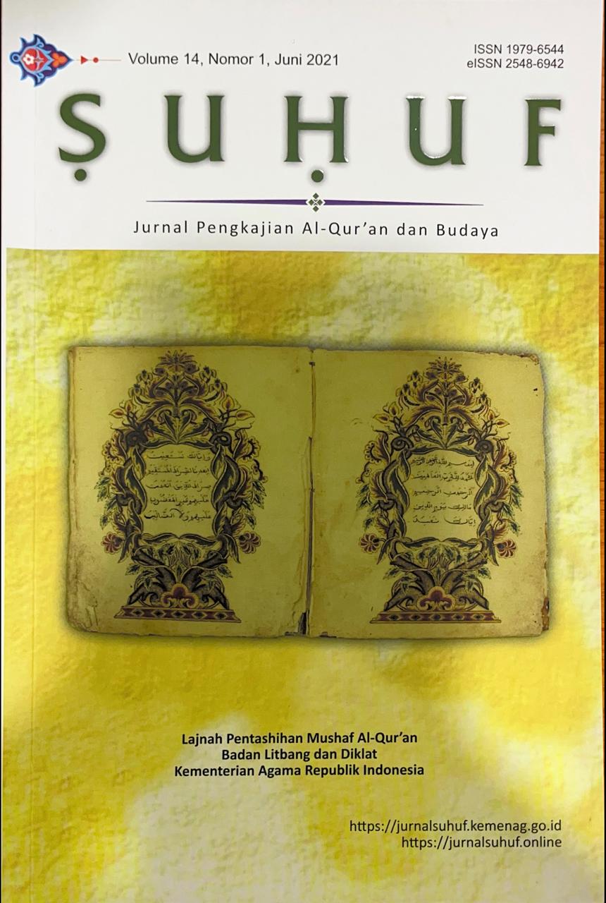 Jurnal Suhuf Volume 14, Nomor 1, Juni 2021