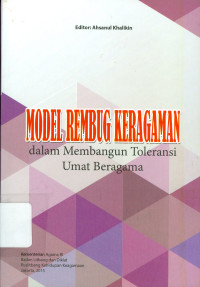 Image of Model Rembug Keragaman Dalam Membangun Toleransi Umat Beragama