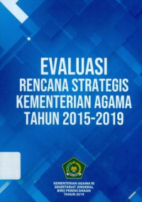 Image of Evaluasi Rencana Strategis Kementerian Agama Tahun 2015-2019
