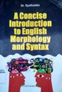 Image of A Conciese Introduction to English Morphology and Syntax