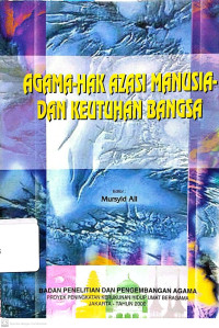 Image of Agama Hak Azazi Manusia Dan Keutuhan Bangsa