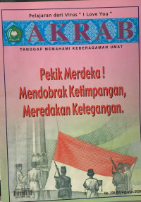 Image of Akrab Nomor 206 XVI, Agustus 2000