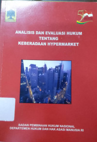 Image of Analisis dan Evaluasi Hukum Tentang Keberadaan Hypermarket