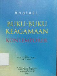 Image of Anotasi Buku-buku Keagamaan Kontemporer