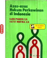Image of Azas-azas Hukum Perkawinan di Indonesia