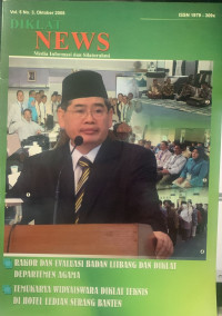 Image of Diklat News Volume 5 Nomor 3, Oktober 2008