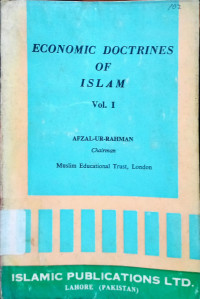 Image of Economic Doctrines Of Islam Vol. 1