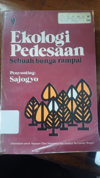 Image of Ekologi Pedesaan : Sebuah Bunga Rampai