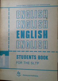 Image of English Student Book For The SLTP 1
