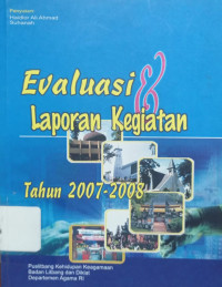 Image of Evaluasi dan Laporan Kegiatan Tahun 2007-2008