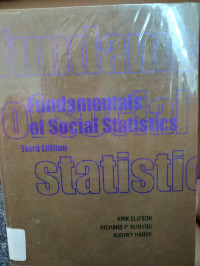 Image of Fundamentals of Social Statistics Third Edition
