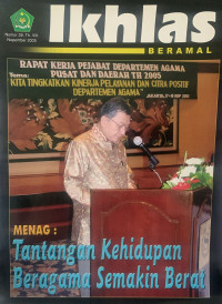 Image of Ikhlas Beramal Nomor 39 Tahun VIII