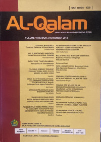 Image of Jurnal Al-Qalam Volume 19 Nomor 2, November 2013