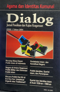 Image of Jurnal Dialog Edisi I, Tahun 2004