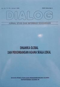 Image of Jurnal Dialog No. 42, Th. XX, Januari 1996