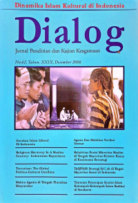 Image of Jurnal Dialog No. 62, Tahun. XXIX, Desember 2006