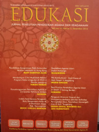 Image of Jurnal Edukasi Volume 14, Nomor 3, Desember  2016