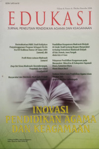 Image of Jurnal Edukasi Volume 4, Nomor 4, Oktober-Desember 2006