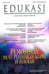 Image of Jurnal Edukasi Volume 6, Nomor 4, Oktober - Desember 2008