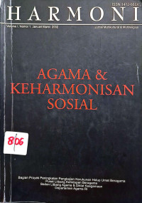Image of Jurnal Harmoni Volume I, Nomor 1, Januari - Maret 2002