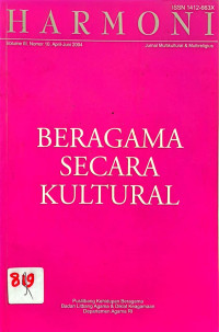 Image of Jurnal Harmoni Volume III, Nomor 10, April - Juni 2004