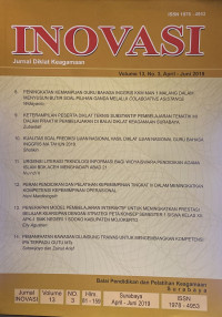 Image of Jurnal Inovasi Volume 13 Nomor 03, April-Juni 2019