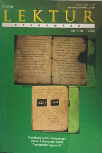 Image of Jurnal Lektur Keagamaan Volume 7 Nomor 1 Tahun 2009