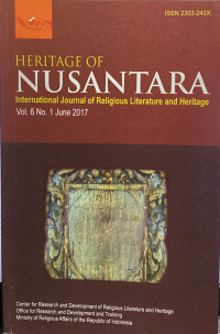 Image of Jurnal Nusantara Volume 6 Nomor 1, June 2017