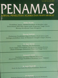 Image of Jurnal Penamas Volume XXIV Nomor 2, Tahun 2011