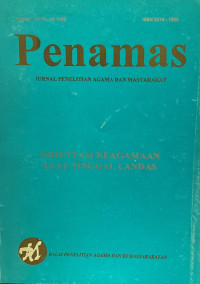 Image of Jurnal Penamas Nomor 21 Tahun VII, Tahun 1996