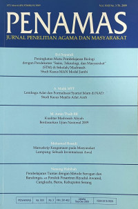 Image of Jurnal Penamas Vol. XXII No. 3 Th. 2009