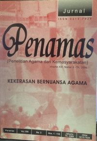Image of Jurnal Penamas Volume XIX Nomor 3, Tahun 2006
