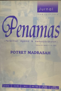 Image of Jurnal Penamas Volume XVI Nomor 3, Tahun 2003