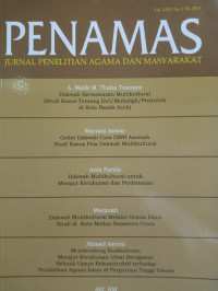 Image of Jurnal Penamas Volume XXIV Nomor 1, Tahun 2011