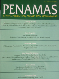 Image of Jurnal Penamas Volume XXV Nomor 2, Tahun 2012