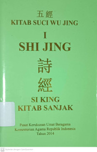 Image of Kitab suci Wu Jing I Shi Jing Si King Kitab Sanjak