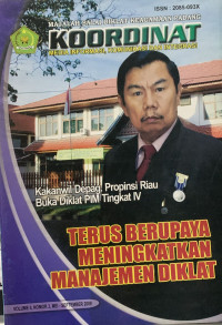 Image of Koordinat Volume II Nomor 3, Mei - September 2009