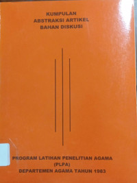 Image of Kumpulan Abstraksi Artikel Bahan Diskusi