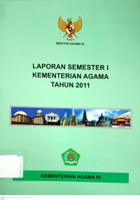 Image of Laporan Semester 1 Kementerian Agama Tahun 2011