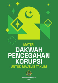 Image of Materi Dakwah Pencegahan Korupsi untuk Majelis Taklim