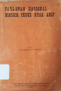 Image of Pahlawan Nasional Mayjen. Teuku Nyak Arif
