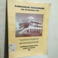Image of Pandangan Keagamaan WNI Keturunan Cina