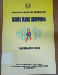 Image of Panduan Umum Pelaksanaan Hari Aids Sedunia i Desember 1998