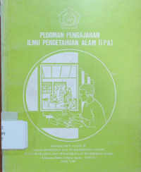 Image of Pedoman Pengajaran Ilmu Pengetahuan Alam